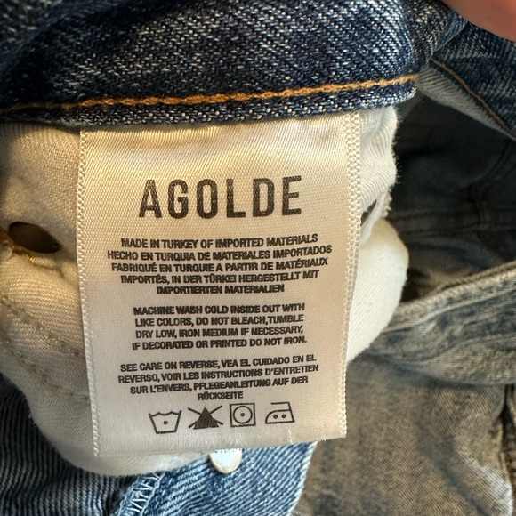 Agolde Riley Crop Denim - Picture 6 of 13